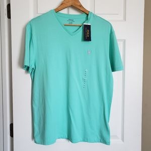 NWT Polo Ralph Lauren Green V-Neck Men's Medium
